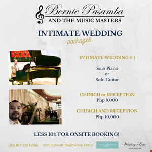 Intimate Wedding Packages