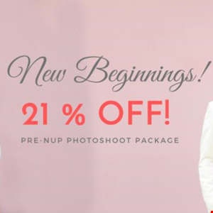 New Beginnings 21% off on all photography packages