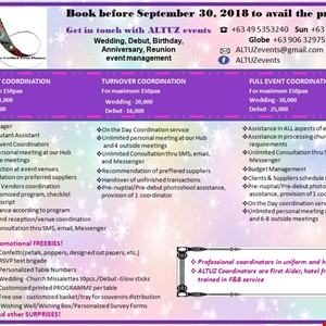 Weddings Coordination Discount