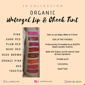 Organic Watergel Cheek & Lip Tint