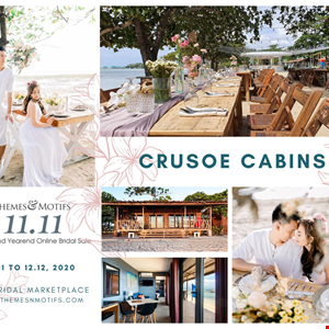 Crusoe Cabins Joins 11.11 Grand Bridal SALE