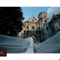 Ethel and Carlo at the San Agustin Church